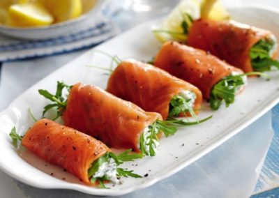 Smoked Salmon Rolls
