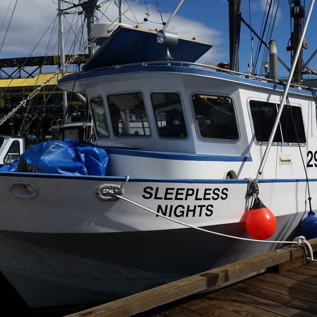sleepless nights fishing boat