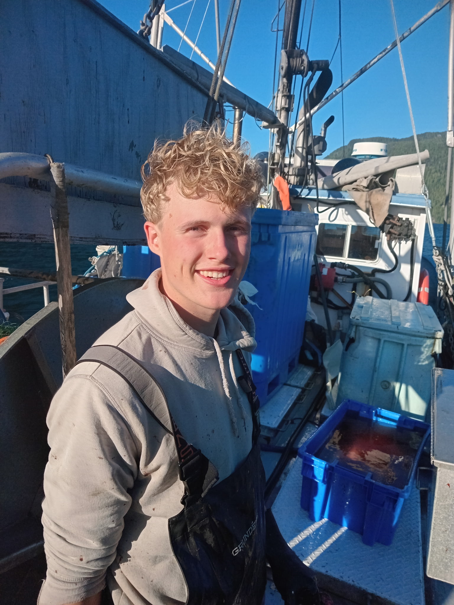 Ethan Berger fishing